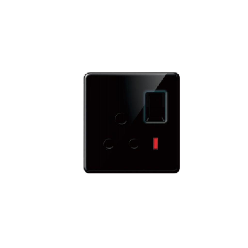 S7.5-glass 1gang 15A(grey)